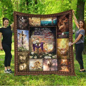 Cross Dove Lion And Flag With God Christian Quilt Blanket Gifts For Christians 3 pyrdko.jpg