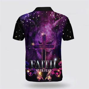 Cross Faith Over Fear Polo Shirt Gifts For Christians 2 syh3pr.jpg