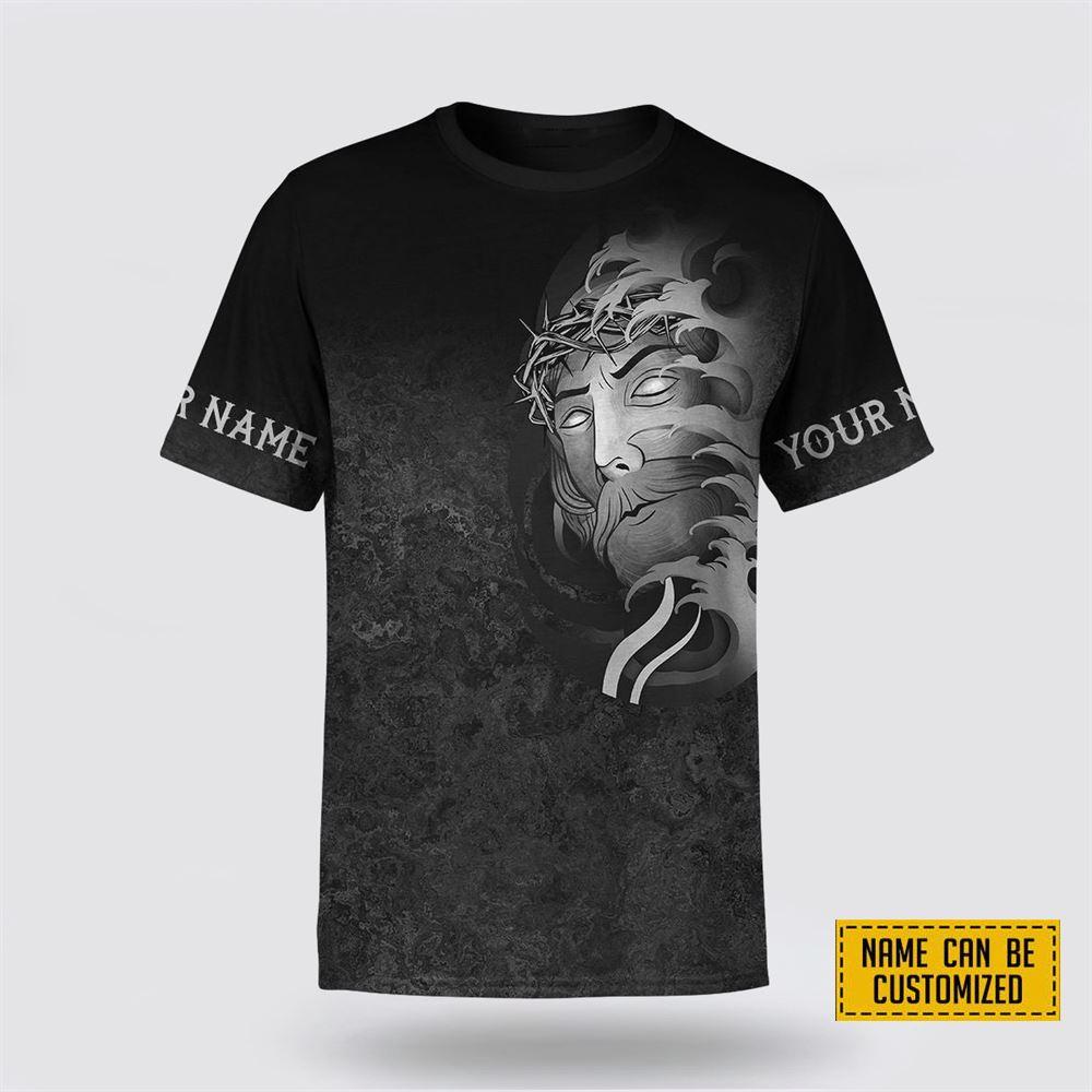 Custom Name Alive In Christ Jesus All Over Print 3D T Shirt – Gifts For Jesus Lovers