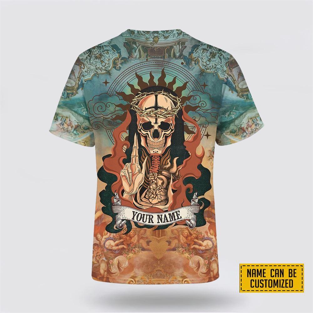 Custom Name Dead To Sin Alive In Christ Jesus All Over Print 3D T Shirt – Gifts For Christians Custom Name Dead To Sin Alive In Christ Jesus All Over Print 3D T Shirt – Gifts For Christians