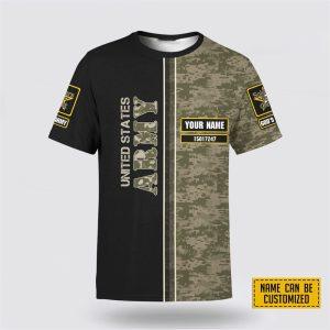 Custom Name God Bless American Veterans Jesus…