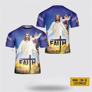 Custom Name Jesus Sun Rise Faith All…