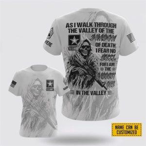 Custom Name Rank US Army All Over…