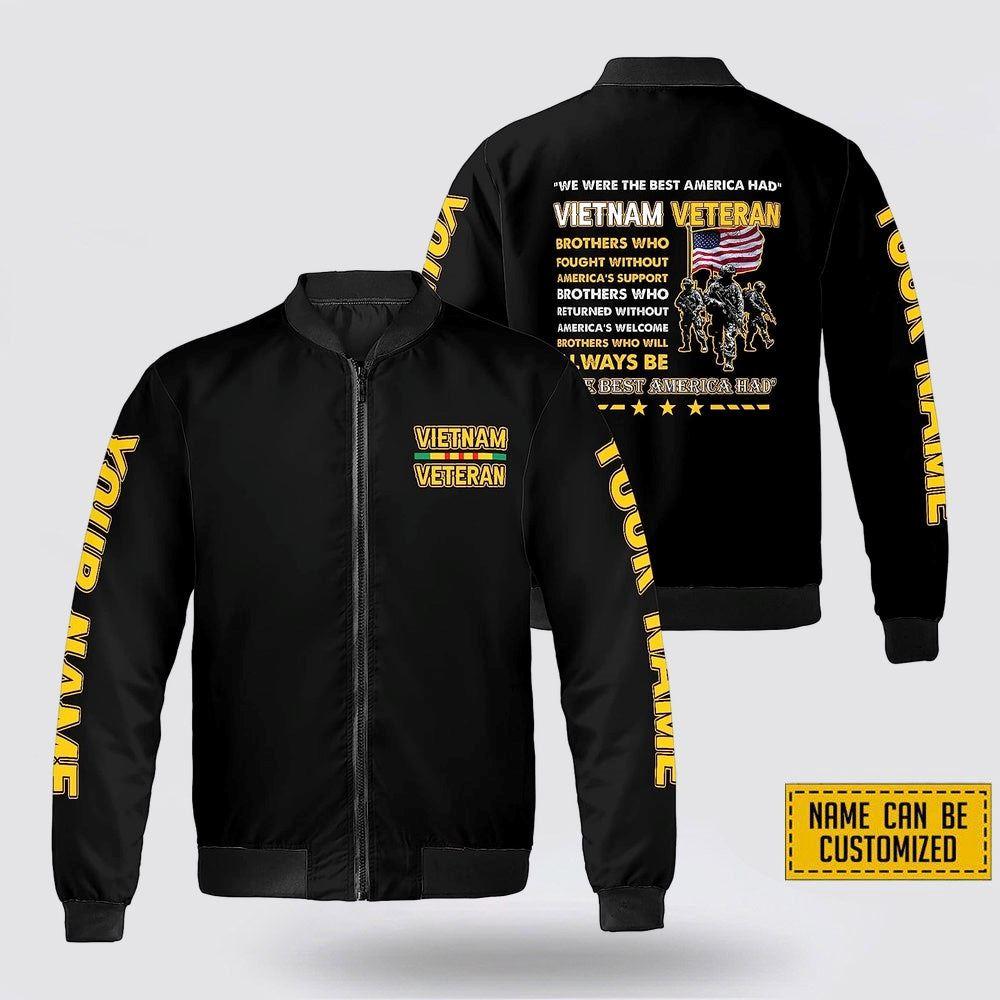 Custom Name The Best America Had ProudBomber Jacket – Gifts For Jesus Lovers