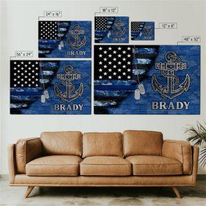 Custom Name US Navy Half Camouflage Flag Navy Canvas Wall Art Gift For Military Personnel 3 uzloho.jpg