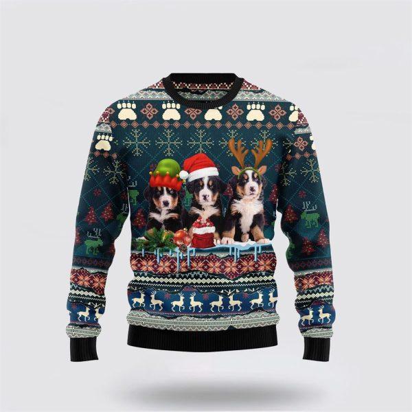 Cute Bernese Mountain Dog Christmas Ugly Christmas – Dog Lover Christmas Sweater