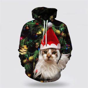 Cute Cat Christmas 3D All Over Print…