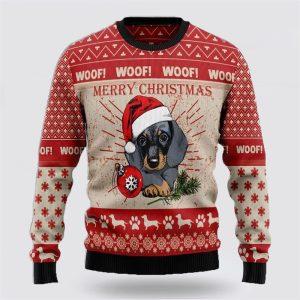 Dachshund Christmas Dog Ugly Sweaters 3D – Gifts For Dog Lover