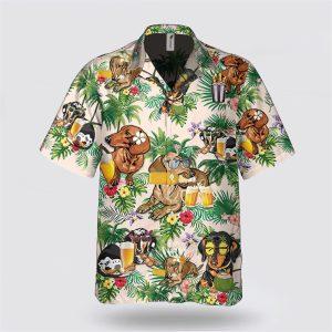 Dachshund Dog With Yellow Beer Tropic Pattern Hawaiian Shirt Gift For Dog Lover 1 wv7oq9.jpg
