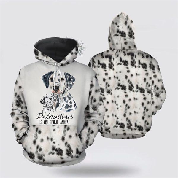 Dalmatian My Spirit Animal Christmas All Over Print 3D Hoodie – Pet Lover Christmas Hoodie