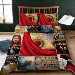 Don t Be Afraid Just Have Faith Jesus Christ Quilt Bedding Set Christian Gift For Believers 2 wspxeb.jpg