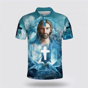 Dove And Jesus Polo Shirt – Gifts…