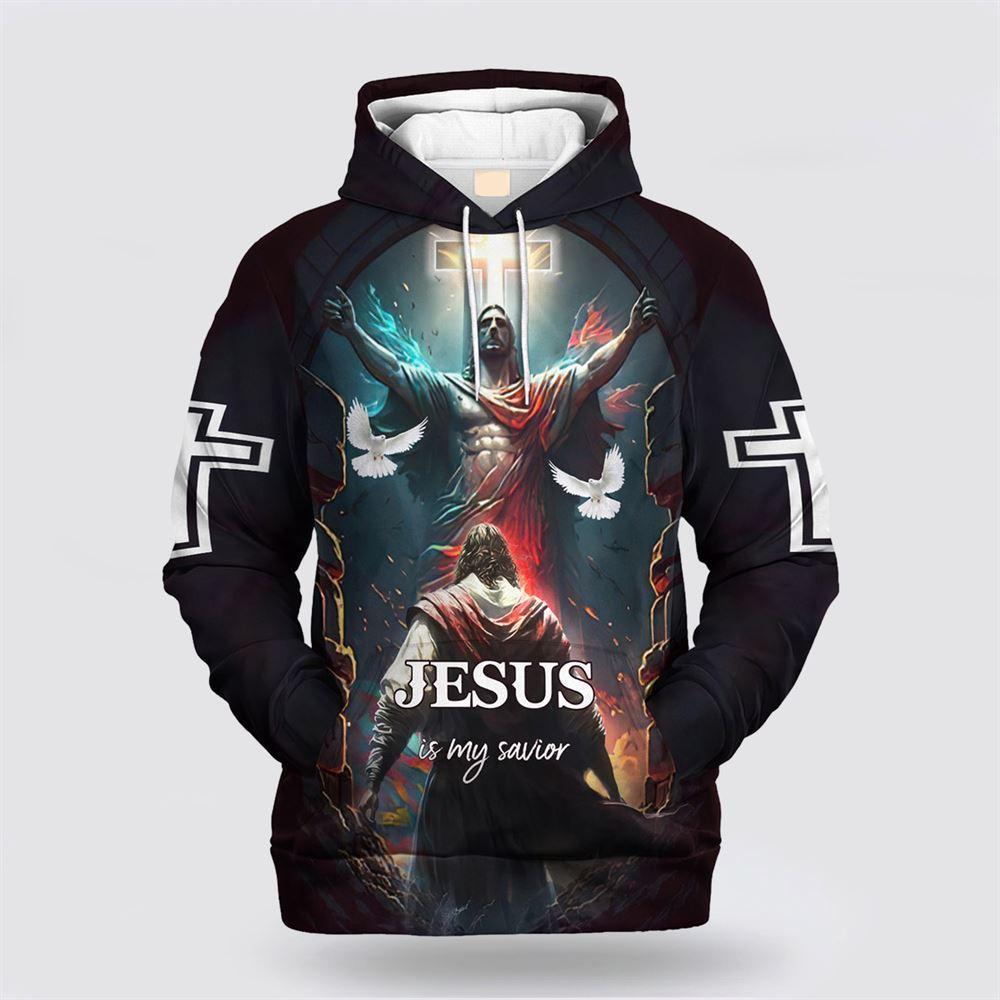 Dove Jesus Is My Savior All Over Print Hoodie Shirt – Gifts For Jesus Lovers Dove Jesus Is My Savior All Over Print Hoodie Shirt – Gifts For Jesus Lovers