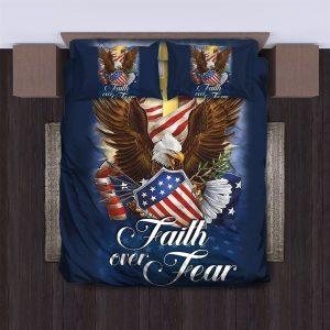 Faith Over Fear Christian Quilt Bedding Set Christian Gift For Believers 3 gvvknd.jpg