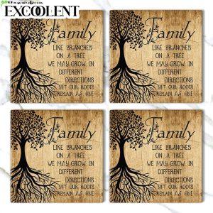 Family Like Branches On A Tree Stone Coasters Coasters Gifts For Christian 3 ytiqpf.jpg