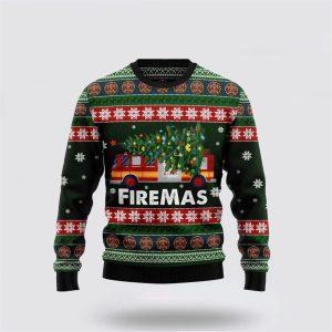 Firefighter Firemas Ugly Christmas Sweater Christmas Gifts For Firefighters 1 bzxvth.jpg