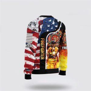 Firefighter USA Flag Ugly Christmas Sweater Christmas Gifts For Firefighters 2 z8hf1q.jpg