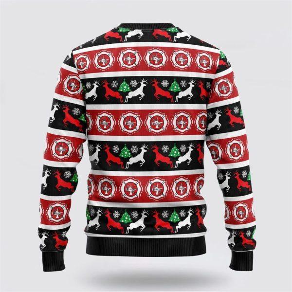 Fireman Firefighter Ugly Christmas Sweater – Christmas Gifts For Firefighters