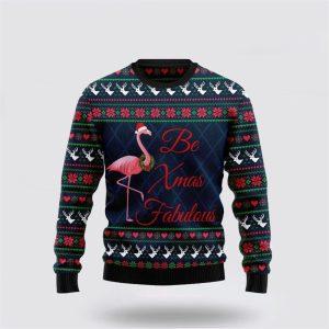 Flamingo Be Xmas Fabulous Ugly Sweater –…