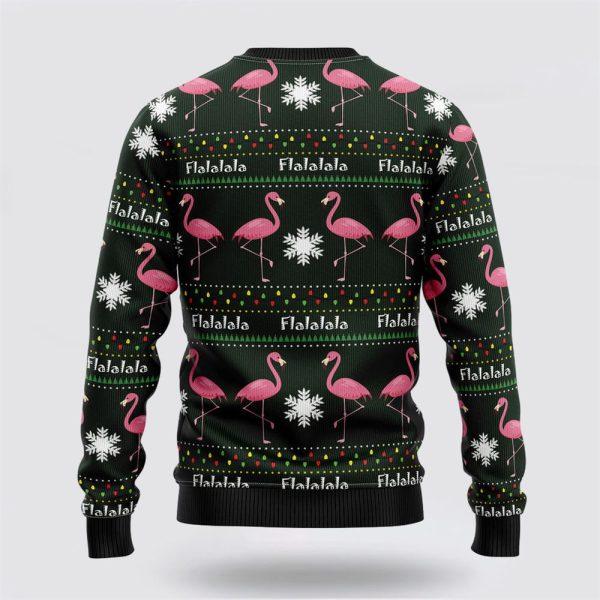 Flamingo Flalala Ugly Christmas Sweater – Sweater Gifts For Pet Lover