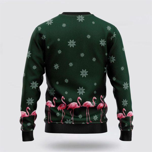 Flamingo Merry Flockin Christmas Ugly Christmas Sweater – Christmas Gifts For Frends