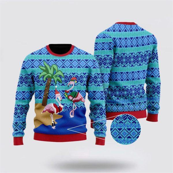 Flamingo Ugly Christmas Sweater – Christmas Gifts For Frends