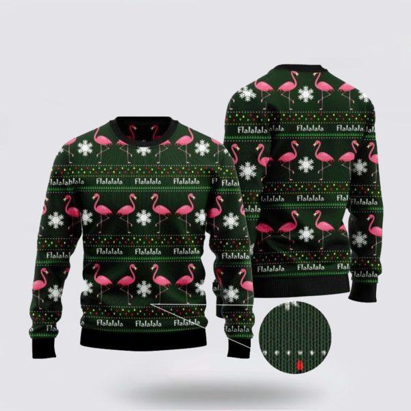 Flamingo Ugly Christmas Sweater For Men & Women – Christmas Gifts For Frends