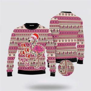 Flamingo Ugly Christmas Sweater For Men &…