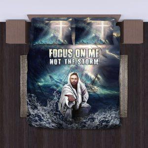 Focus on Me Not the Storm Christian Quilt Bedding Set Christian Gift For Believers 3 kdtnds.jpg
