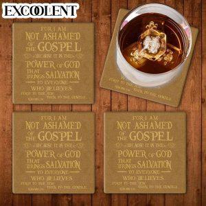 For I Am Not Ashamed Of The Gospel Romans 116 Niv Stone Coasters Coasters Gifts For Christian 1 s6mawq.jpg