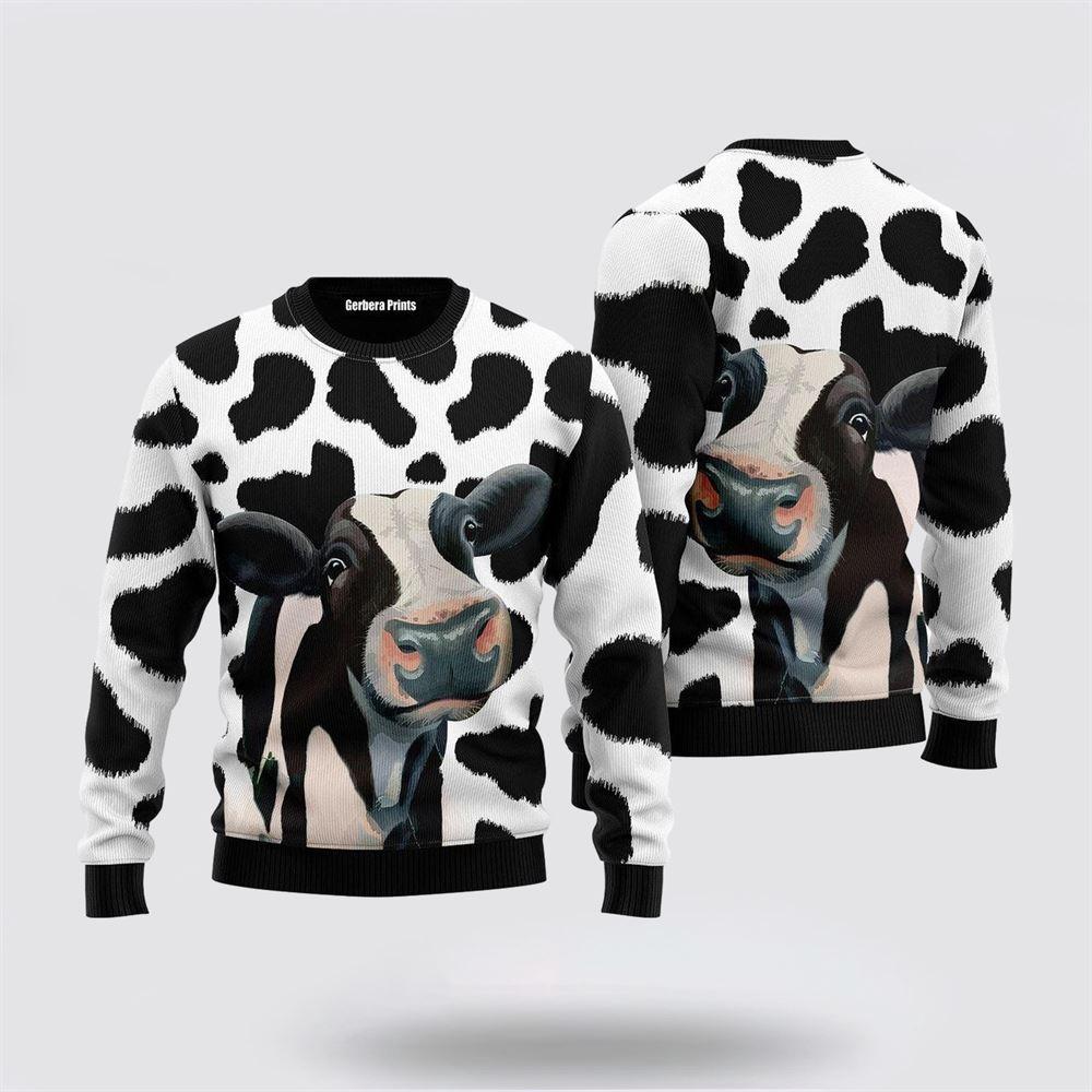 Funny Cow Ugly Christmas Sweater – Sweater Gifts For Pet Lover Funny Cow Ugly Christmas Sweater – Sweater Gifts For Pet Lover