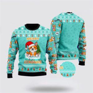 Funny Dog Merry Corgmas Christmas Ugly Christmas…