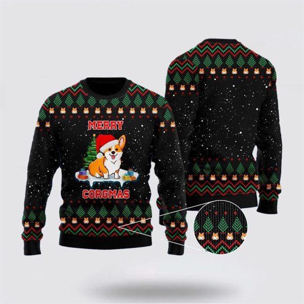 Funny Dog Merry Corgmas Ugly Christmas Sweater – Dog Lover Christmas Sweater