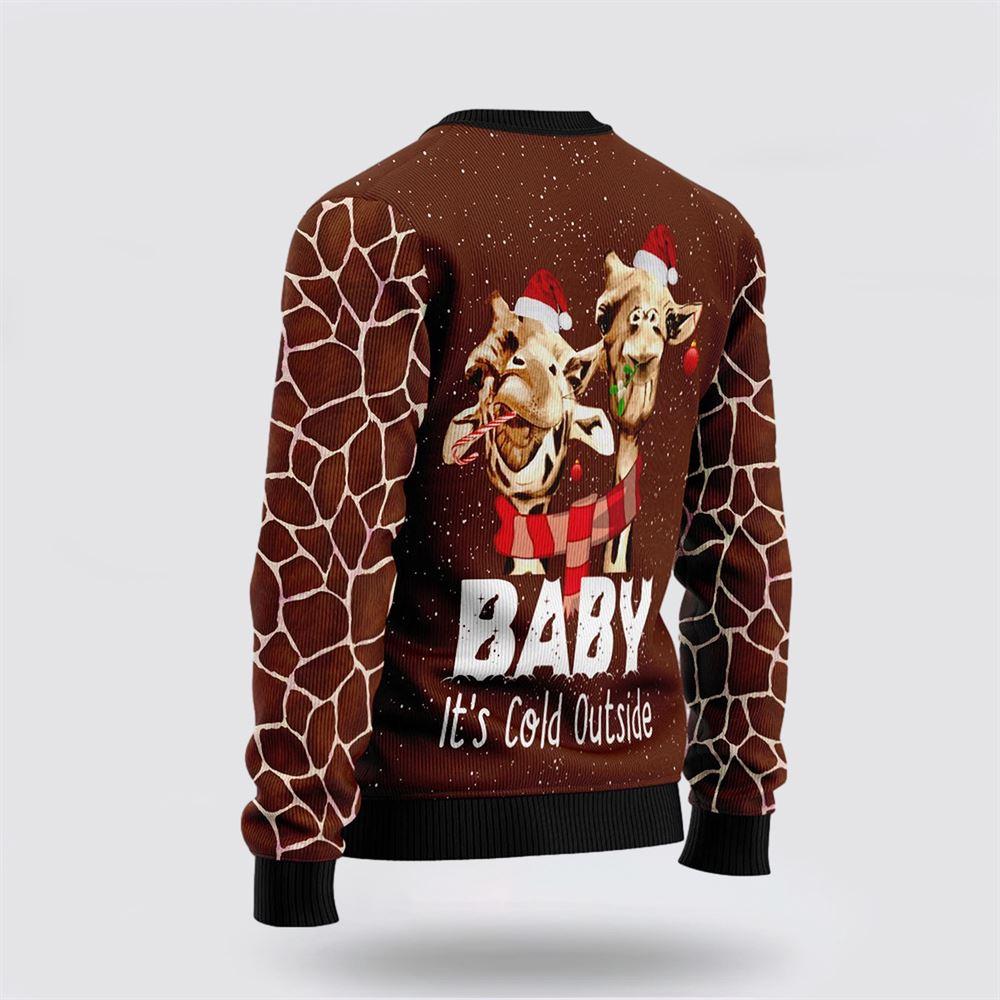 Funny Giraffe Ugly Christmas Sweater – Sweater Gifts For Pet Lover