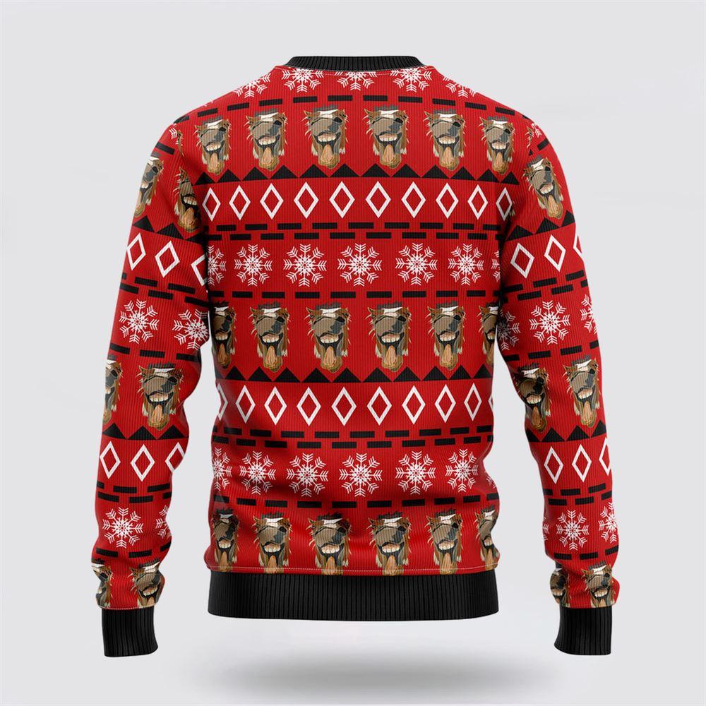 Funny Horse Christmas Ugly Christmas Sweater – Sweater Gifts For Pet Lover