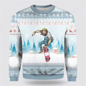 Funny Jesus Saves Hockey Ugly Christmas Sweater Christmas Gifts For Christian 1 hshdfo.jpg