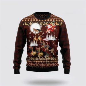 German Shepherd Dog Reindeers Car Ugly Christmas…