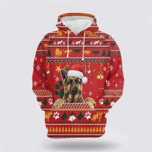 German Shepherd Waiting For Christmas All Over…