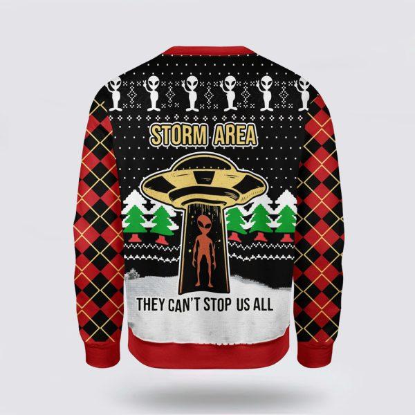 Get Festive With Alien Storm Area Ugly Christmas Sweater – Christmas Gifts For Frends