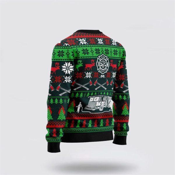 Get Festive With The Awesome Firefighter Ugly Christmas Sweater – Christmas Gifts For Firefighters