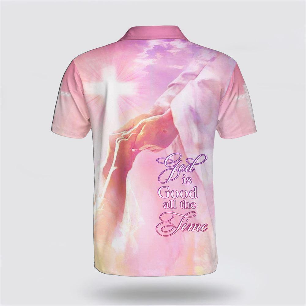 God Is Good All The Time Jesus Hands Polo Shirt – Gifts For Christians God Is Good All The Time Jesus Hands Polo Shirt – Gifts For Christians