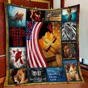 God Jesus Christian Quilt Blanket – Christian Gift For Believers