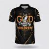 God Protect My Grandchildren Jesus Polo Shirt – Gifts For Christians