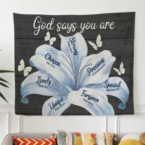 God Says You Are White Lily Christian…