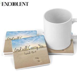 God Will Carry You Isaiah 464 Stone Coasters Coasters Gifts For Christian 2 qa6ixw.jpg