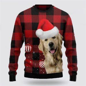 Golden Retriver Christmas Dog Ugly Sweaters 3D – Gifts For Dog Lover