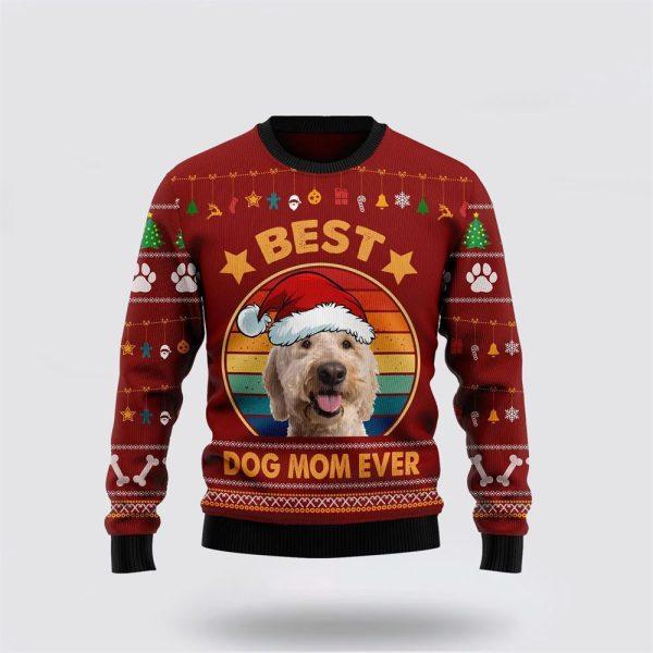 Goldendoodle Best Dog Mom Ever Ugly Christmas Sweater – Dog Lover Christmas Sweater