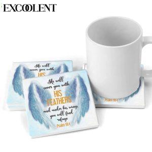 He Will Cover You With His Feathers Psalm 914 3 Stone Coasters Coasters Gifts For Christian 2 lgjkif.jpg