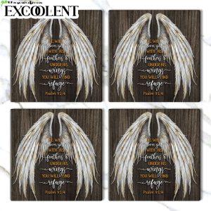 He Will Cover You With His Feathers Psalm 914 Stone Coasters Coasters Gifts For Christian 3 sah3hp.jpg