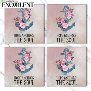 Hebrews 619 Hope Anchors The Soul Stone Coasters Coasters Gifts For Christian 3 lexomg.jpg